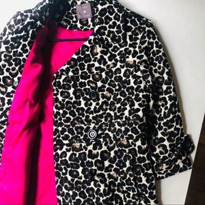 Beautiful lined forever 21 leopard print coat